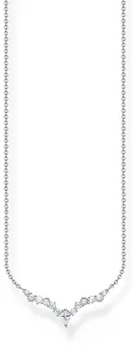 Produktbild von Thomas Sabo Halskette-Anhänger Eiskristalle Silber 45 cm KE2172-051-14