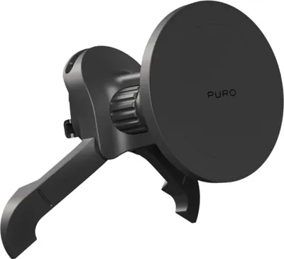 Produktbild von Magnetische Autohalterung für Smartphone auf dem Kühlergrill einstellbar MagSafe - schwarz
