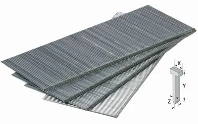 Zdjęcie produktu dla Kreator gwoździe do zszywacza 1500 sztuk 30 mm gwoździe cynkowe do zszywacza gwoździe zamienne - KRT305030