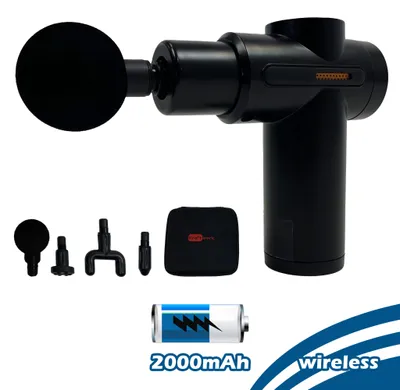 Produktbild von axion® Massagepistole Kraftwerk Massagegerät, Massage Gun zur Muskellockerung, Set, und entspannenden Massage, USB-C Ladekabel, Vibrationsmassagegerät