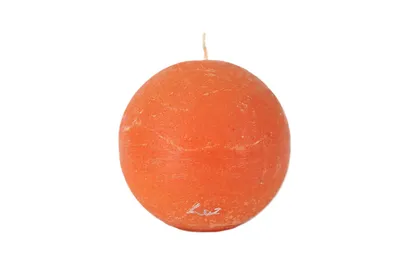 Produktbild von Rasteli Luz Your Candle-Kugelkerze Orange-Rot D 10 cm