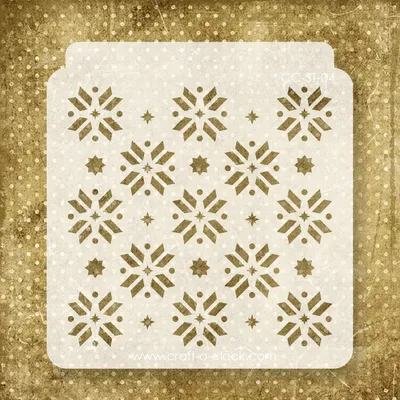 Produktbild von Mixed Media Schablone STENCIL für Decoupage Scrapbooking 16x16, Farn Löwenzahn
