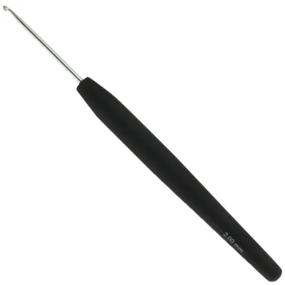 Produktbild von Lana Grossa - Wollhäkelnadel mit Soft-Griff 14cm 2,0mm