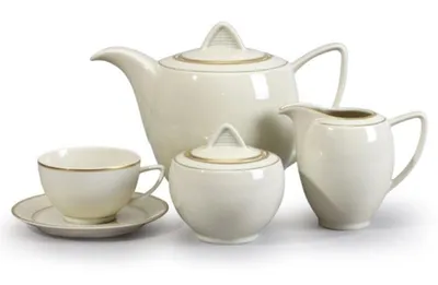 Obrázek produktu pro Thun 1794 Čajová souprava, český porcelán, Lea, slonová kost, zlato, Thun, 15 d.