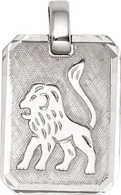 Produktbild von JOBO Anhänger Sternzeichen Löwe 925 Sterling Silber rhodiniert teilmattiert