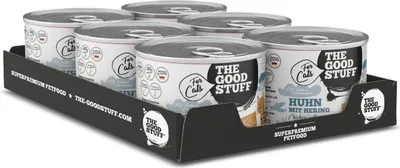 Produktbild von THE GOODSTUFF Dose Huhn mit Hering 6x200g Katzenfutter