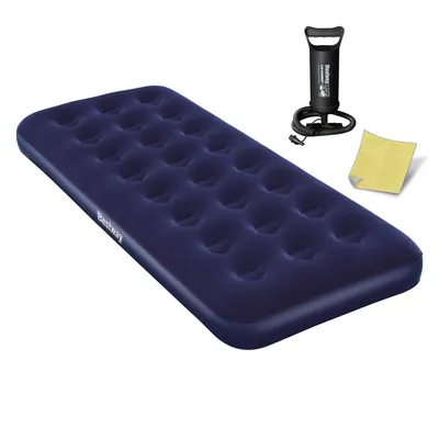 Image de Bestway 67000 matelas gonflable velours 185x76x22 avec pompe 62002