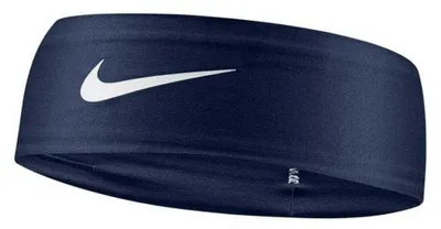 Image de Nike - Bandeau « Fury Classic », Dri-FIT PP13417 (taille unique) (bleu marine foncé)