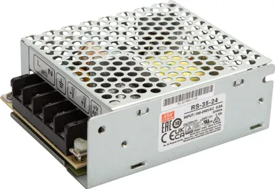 Produktbild von MEANWELL RS-35-24, AC-DC-Schaltnetzteil, geschlossen, 36W 24V 1,5A