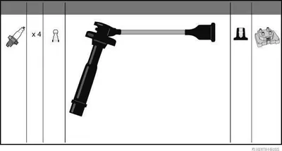 Produktbild von Herth+Buss  Jakoparts Zündleitungssatz  J5388002