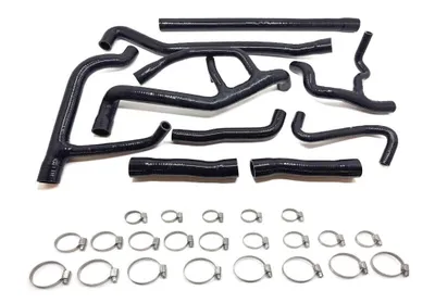 Immagine prodotto di Kit tubi flessibili dell'acqua di raffreddamento NERO in silicone per VW Bus T3 1.6 + 1.7l D KY 1Y AAZ