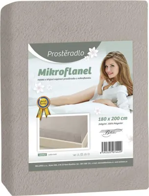 Produktbild von Mikroflanell-Laken - Grau - 180x200
