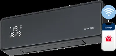 Obrázek produktu pro Concept QH4100, Elektrický přímotop s ventilátorem, Keramický, 24 h, 1,3 m, IP22, Vnitřní