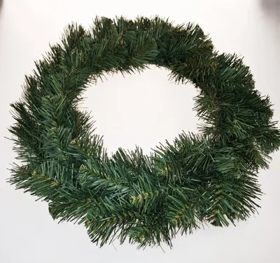 Produktbild von Adventskranz Tanennkranz Türkranz Rohling mit Tannengrün ca. 40 cm Ø