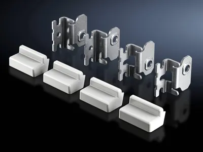 Produktbild von Rittal AX 2503.020 - Montageschelle - Grau - Weiß - Stahl - 4 Stück(e)