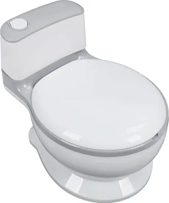 Produktbild von Kinder-Toilette, ergonomisch, sicher, bequem, verstellbar, abnehmbar, Töpfchen, tragbarer Kinder-Trainingssitz für Zuhause, Grau