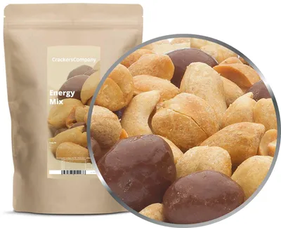Produktbild von CrackersCompany Salzige Erdnuss-Schokoladen-Mischung (Energy Mix), ZIP-Beutel 600 g