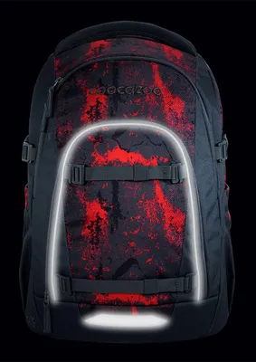 Image de coocazoo sac d'école Mate School Backpack Broken Black gris foncé