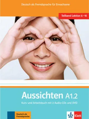 Obrázek produktu pro Aussichten. Teilband A1.2: Kurs- und Arbeitsbuch mit 2 Audio-CDs und DVD