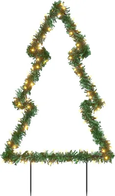 Obrázok produktu pre vianočný stromček vidaXL so zemnými hrotmi a 115 LED diódami 90 cm