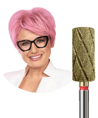 Produktbild von Innovativer Fräsbohrer im "Like"-Design von Paulina Pastuszak – Ein zarter Zylinder mit goldener Beschichtung