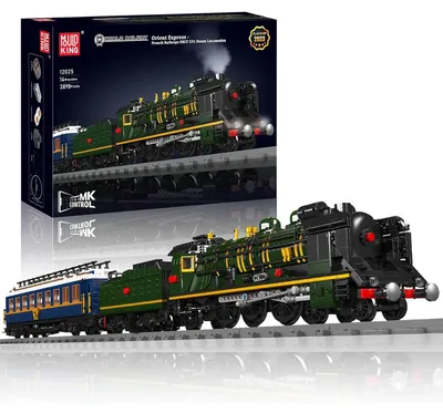 Image de Kit de construction de locomotive à vapeur Orient Express, série Technik, de Mould King – 12025