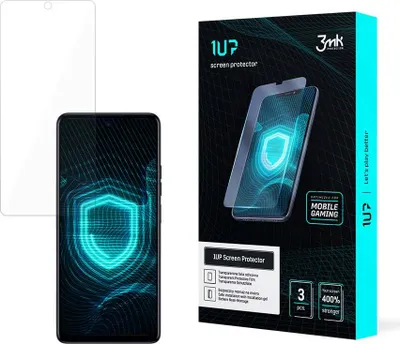 Produktbild von 3mk Display Schutzfolie 1UP für Tecno Spark 10 Pro  transparent Gaming (3 Stück)