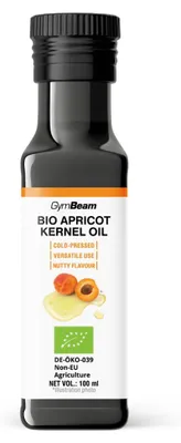Obrázok produktu pre GymBeam –olej z marhuľových jadierok, 100 ml