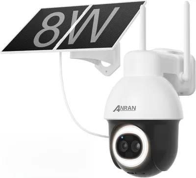 Image de Caméra de surveillance extérieure sans fil - Double caméra 5 MP + 3 MP - Zoom 18x - Étanchité IP66 - Connexion Wi-Fi - Fixation murale
