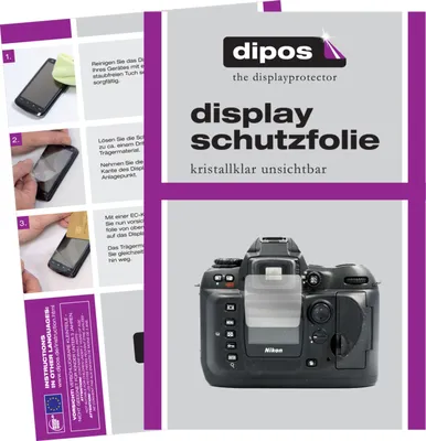 Produktbild von 5x Schutzfolie für Nikon D100 klar Displayschutzfolie Folie Display Schutz dipos