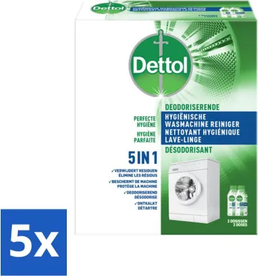 Obrázek produktu pro Čistič praček Dettol Duo 500 ml – výhodné balení – 5 kusů