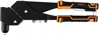 Zdjęcie produktu dla NEO TOOLS Nitownica do nitów stalowych i aluminiowych 2.4/3.2/4.0/4.8 mm, wielopołożeniowa