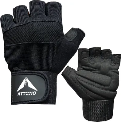 Produktbild von ATTONO Profi Fitnesshandschuhe mit Bandage POWER Gel Trainingshandschuhe