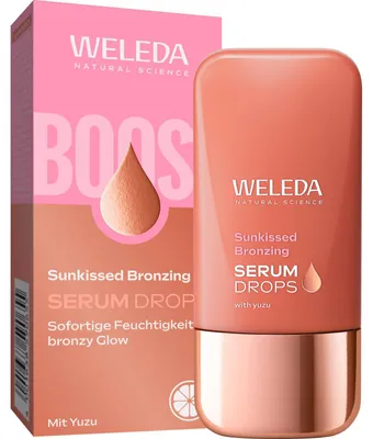 Obrázek produktu pro Weleda Sunkissed Bronzing Serum Drops, 30 ml, Tekutina, Obličej, Tuba, Ženy, 1 kusů
