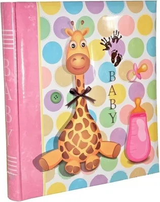 Obrázok produktu pre GIRAFE PINK fotoalbum detský fotorožkový BB-P60   29x32