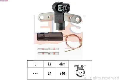 Produktbild von EPS 1.953.199K Kurbelwellensensor Impulsgeber für RENAULT Clio III Schrägheck (BR0/1, CR0/1)