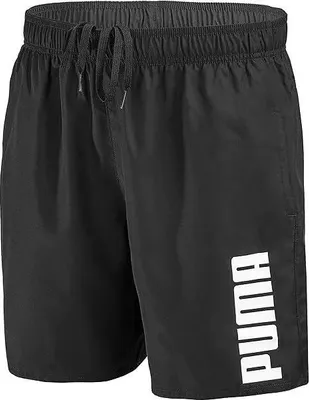 Produktbild von Puma Herren Swim Mid Schwarze Badeshorts
