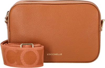 Produktbild von Orangene Damenhandtasche mit verstellbarem Schultergurt & Reißverschluss