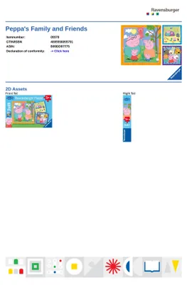 Produktbild von Peppas Familie und Freunde Ravensburger 05579
