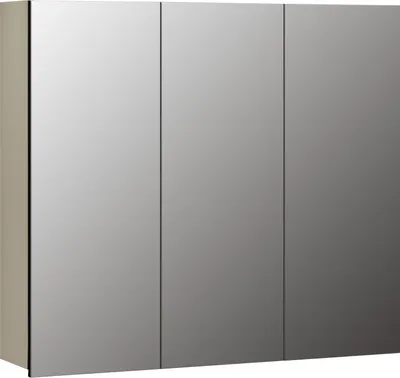 Produktbild von trendteam Bad Spiegelschrank Pure Bliss Cashmere Hellgrau Melamin B/H/T ca. 90/80/20 cm