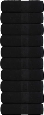 Produktbild von Gästetücher FROGN 10 Stk. Schwarz 30x50 cm 360 g/m²
