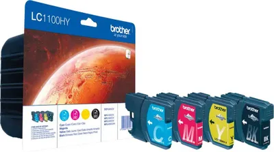 Zdjęcie produktu dla Atrament BROTHER LC1100HYVALBPDR LC-1100HY Opakowanie zbiorcze