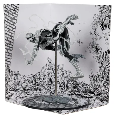 Produktbild von Marvel PVC Statue !/10 Spider-Man (Line Art) (The Amazing Spider-Man #318) (Gold Label) 17 cm