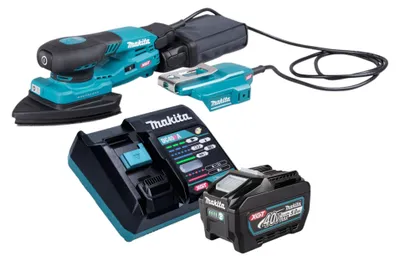 Immagine prodotto di Makita BO 006 CGT101 Levigatrice a delta a batteria 40 V max. 100 x 150 mm 3,0 mm di corsa Brushless + 1x batteria ricaricabile 5,0 Ah + caricabatterie
