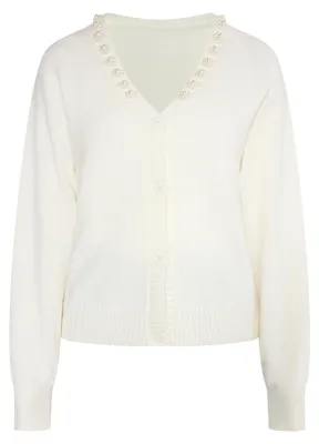 Produktbild von Jeona damen strick-cardigan - wollweiss, M/L