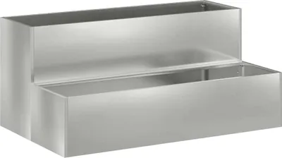 Zdjęcie produktu dla vidaXL Sadzarka ogrodowa srebrna 100 x 60 x 45 cm Stal ocynkowana