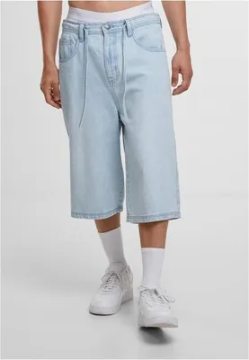 Obrázek produktu pro Pánské kraťasy Urban Classics Skater Shorts With Drawcord new light blue washed - 38