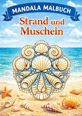 Produktbild von Mandala malbuch, Strand und muscheln