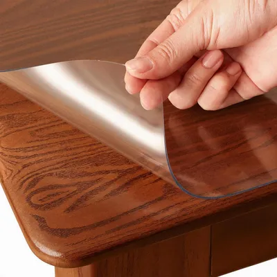 Produktbild von Tischdecke Transparent Wasserdicht 1.5 mm Dick 60 x 120 cm PVC Tischschutz
