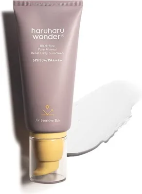 Produktbild von Haruharu Wonder haruharu wonder Black Rice - Pure Mineral Relief Daily Sunscreen SPF50+/PA++++ 50ml [Koreanische Hautpflege]